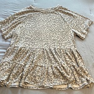 leopard print top